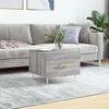 Image de vidaXL Table basse Sonoma gris 50x50x40 cm Bois d'ingÃ©nierie