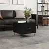 Image de vidaXL Table basse Noir 50x50x40 cm Bois d'ingénierie829382