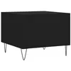 Image de vidaXL Tables basses 2 pcs noir 50x50x40 cm bois d'ingÃ©nierie