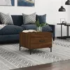 Image de vidaXL Table basse Chêne marron 50x50x40 cm Bois d'ingénierie829410