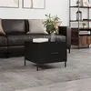 Image de vidaXL Table basse Noir 50x50x40 cm Bois d'ingénierie829414
