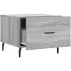 Image de vidaXL Tables basses 2 pcs sonoma gris 50x50x40 cm bois d'ingÃ©nierie