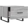 Image de vidaXL Tables basses 2 pcs sonoma gris 50x50x40 cm bois d'ingÃ©nierie