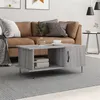 Image de vidaXL Table basse sonoma gris 90x50x40 cm bois d'ingénierie829490