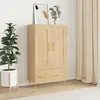 Image de vidaXL Buffet haut chêne sonoma 69,5x31x115 cm bois d'ingénierie