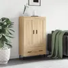 Image de vidaXL Buffet haut chêne sonoma 69,5x31x115 cm bois d'ingénierie
