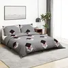 Image de vidaXL Vidaxl Ensemble De Housse De Couette Gris 200x200 Cm Coton