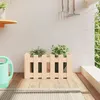 Image de vidaXL Jardinière avec design de clôture 60x30x30 cm pin massif832467