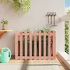 Image de vidaXL Lit surélevé de jardin design de clôture bois douglas massif832485