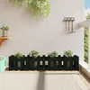 Image de vidaXL Lit surélevé de jardin design de clôture 150x30x30cm pin massif832489