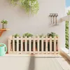 Image de Vidaxl Lit SurÃ©levÃ© De Jardin Design De ClÃ´ture 150x50x50cm Pin Massif
