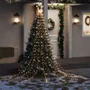 Image de vidaXL Guirlande de sapin de NoÃ«l 320 LED blanc chaud 375 cm