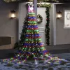 Image de vidaXL Guirlande de sapin de Noël 320 LED colorées 375 cm356926