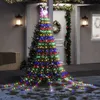 Image de vidaXL Guirlande de sapin de NoÃ«l 320 LED colorÃ©es 375 cm