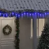 Image de vidaXL Vidaxl Guirlande Lumineuse À Glaçons Noël 200 Led Bleu Acrylique Pvc