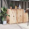 Image de vidaXL Armoire de cuisine d'extérieur bois de pin massif