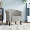 Image de vidaXL Chaise cabriolet gris clair velours356441