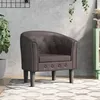 Image de vidaXL Chaise cabriolet marron similicuir