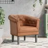 Image de vidaXL Vidaxl Fauteuil Marron Similicuir