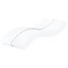 Image de vidaXL Matelas en mousse blanc 90x200 cm dureté H2 H3356341