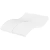 Image de vidaXL Matelas en mousse blanc 140x190 cm dureté H2 H3356344