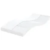 Image de vidaXL Matelas en mousse blanc 80x200 cm 7 zones duretÃ© 20 ILD