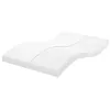 Image de vidaXL Matelas en mousse blanc 140x190 cm 7 zones dureté 20 ILD356355