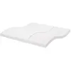 Image de vidaXL Matelas en mousse blanc 200x200 cm 7 zones dureté 20 ILD356359