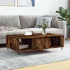 Image de vidaXL Table basse chêne fumé 104x60x35 cm bois d'ingénierie827081