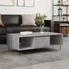 Image de vidaXL Table basse sonoma gris 104x60x35 cm bois d'ingénierie827090