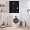 Image de vidaXL Armoire murale noir 69,5x34x90 cm