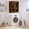 Image de Vidaxl Armoire Murale ChÃªne FumÃ© 69,5x34x90 Cm
