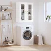 Image de vidaXL Armoire murale blanc 69,5x34x90 cm