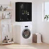 Image de vidaXL Armoire murale noir 69,5x34x90 cm828469