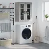Image de vidaXL Armoire murale sonoma gris 69,5x34x90 cm