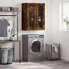 Image de Vidaxl Armoire Murale ChÃªne FumÃ© 69,5x34x90 Cm