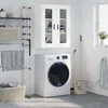 Image de vidaXL Armoire murale blanc 69,5x34x90 cm