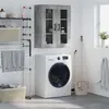 Image de vidaXL Armoire murale gris béton 69,5x34x90 cm828504