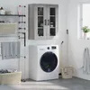 Image de vidaXL Armoire murale sonoma gris 69,5x34x90 cm