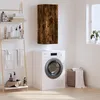 Image de Vidaxl Armoire Murale ChÃªne FumÃ© 34,5x34x90 Cm