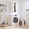 Image de vidaXL Armoire murale blanc 34,5x34x90 cm828900