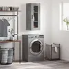 Image de vidaXL Armoire murale gris béton 34,5x34x90 cm828920