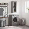 Image de vidaXL Armoire murale sonoma gris 34,5x34x90 cm