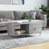 Image de vidaXL Table basse sonoma gris 90x50x40 cm bois d'ingénierie829194