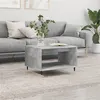 Image de vidaXL Table basse gris béton 60x50x40 cm bois d'ingénierie