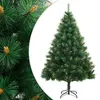 Image de vidaXL Sapin de Noël artificiel à charnières avec support 240 cm356754