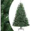 Image de vidaXL Sapin de Noël artificiel à charnières avec support vert 210 cm