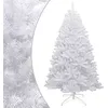 Image de vidaXL Sapin de NoÃ«l artificiel Ã  charniÃ¨res avec neige floquÃ©e 120 cm