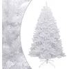 Image de vidaXL Sapin de NoÃ«l artificiel Ã  charniÃ¨res avec neige floquÃ©e 180 cm