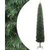 Image de vidaXL Sapin de Noël mince avec support 210 cm PVC